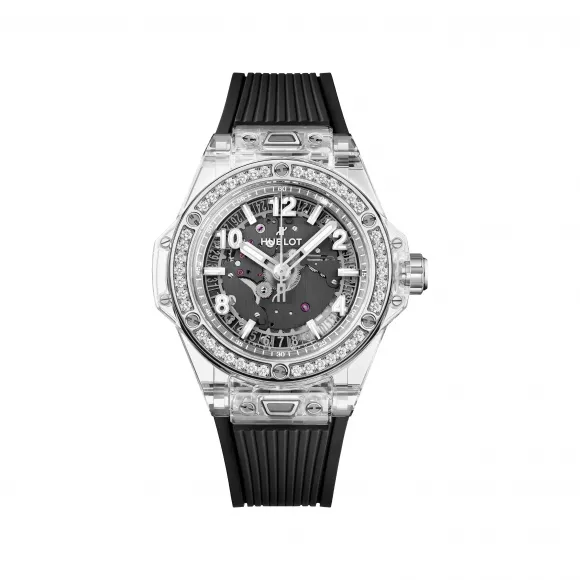 宇舶/Hublot Big Bang系列 39MM 抛光蓝宝石水晶 自动机械机芯 男表 465.JX.4902.RX.1204