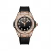 宇舶/Hublot Big Bang系列 33MM 抛光18K王金镶嵌130钻石，重0.4克拉 自动机械机芯 女表 485.OX.1280.RX.1604