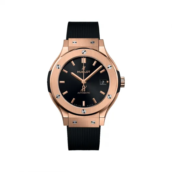 宇舶/Hublot Classic Fusion 经典融合系列 38MM 抛光及缎面18K王金 自动机械机芯 男表 565.OX.1480.RX