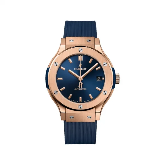 宇舶/Hublot 经典融合系列 缎面及抛光18K王金 38 毫米 男表 565.OX.7180.RX