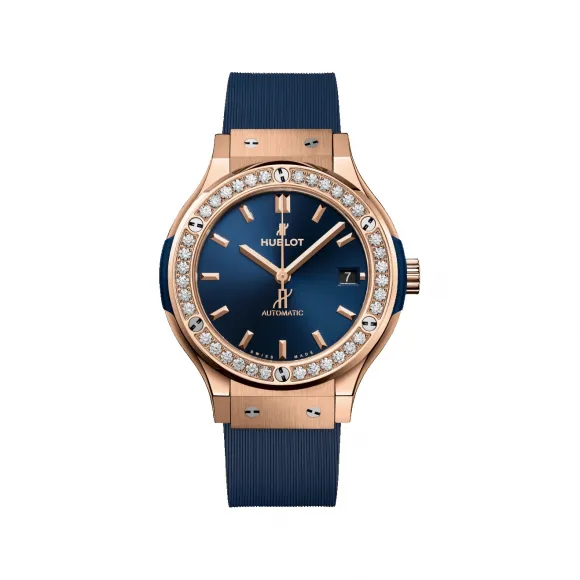 宇舶/Hublot 经典融合系列 缎面及抛光18K王金 38 毫米 男表 565.OX.7180.RX.1204