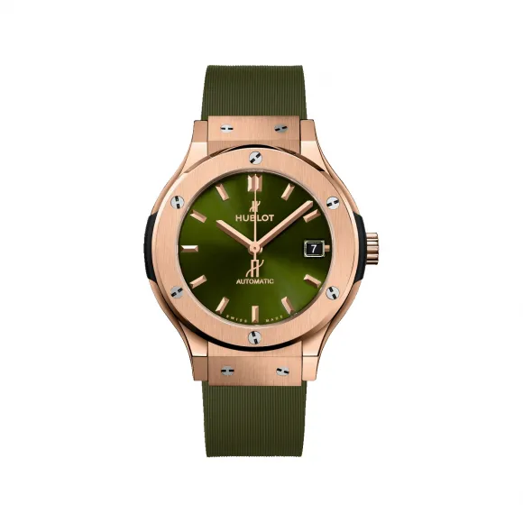 宇舶/Hublot 经典融合系列 缎面及微珠喷砂18K王金 38 毫米 男表 565.OX.8980.RX