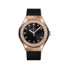宇舶/Hublot 经典融合系列 33MM 抛光及缎面18K王金 石英机芯 女表 581.OX.1480.RX.1104