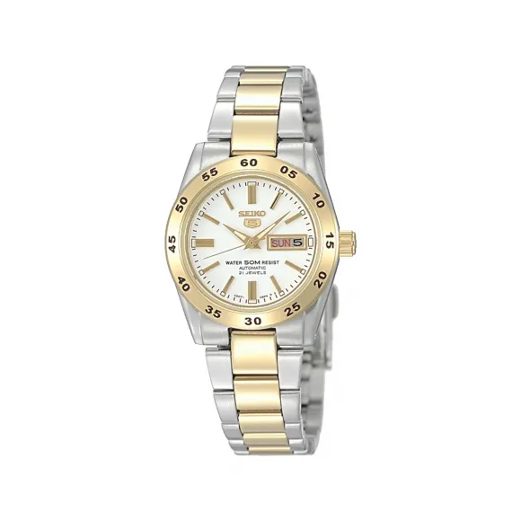 精工/Seiko 5系列 不锈钢 手动机械机芯 女表 SYMG42J1